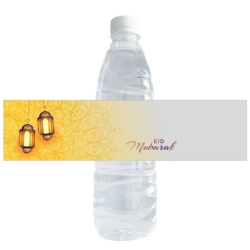 Thumbnail: Eid Mubarak Water Bottle Stickers 