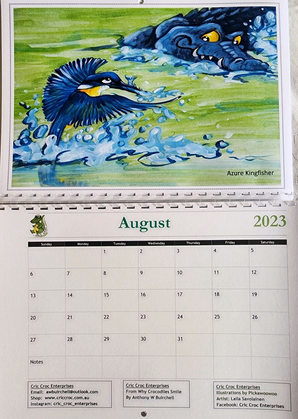 Thumbnail: 2026 Cric Croc Calendar