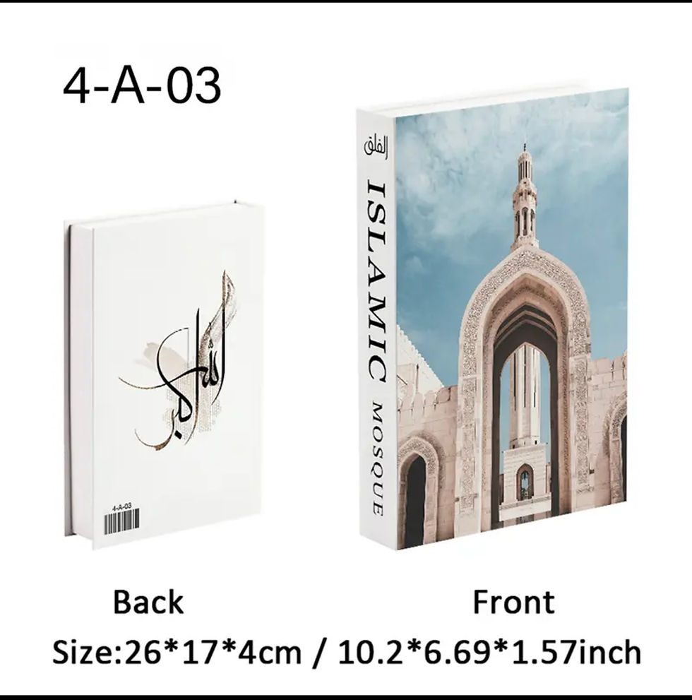Thumbnail: Islamic mosque Arch Books Storage Box Decoration City