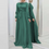 Thumbnail: Safiya Satin Belted Abaya