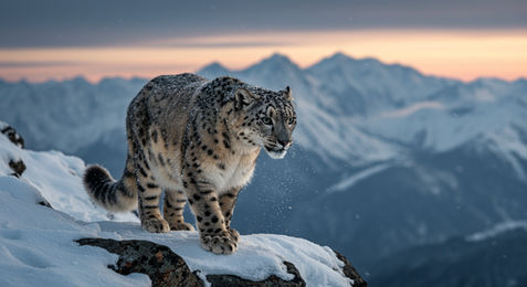 Ghost of the Himalayas: Snow Leopard Stalk & Burst | Cinematic Wildlife Film