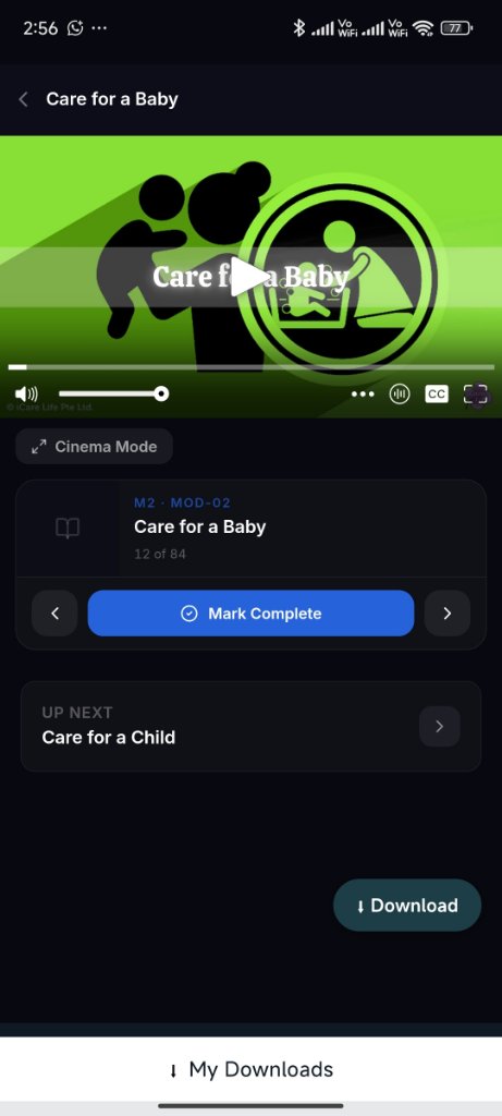 Continue watching — OTT-style resume experience