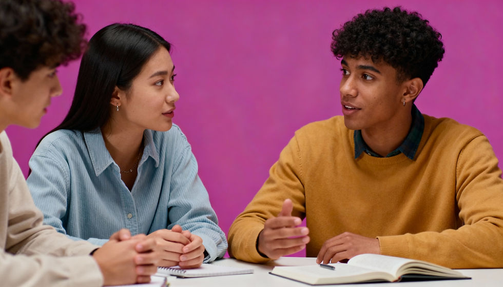 Illustration representing the course General English - A2 in a modern educational setting.