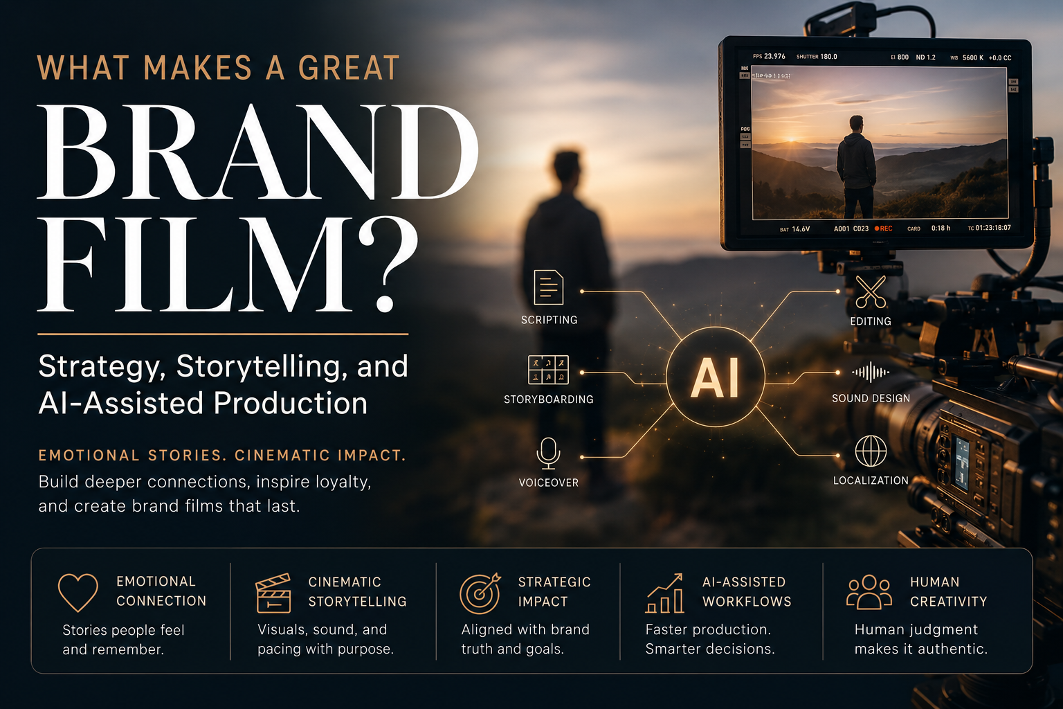 How is a brand film different from a corporate video?