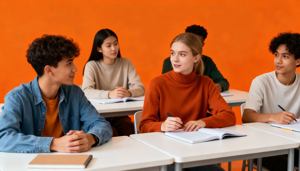 Illustration representing the course Foundation Program in a modern educational setting.