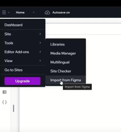 Enable Import from Figma