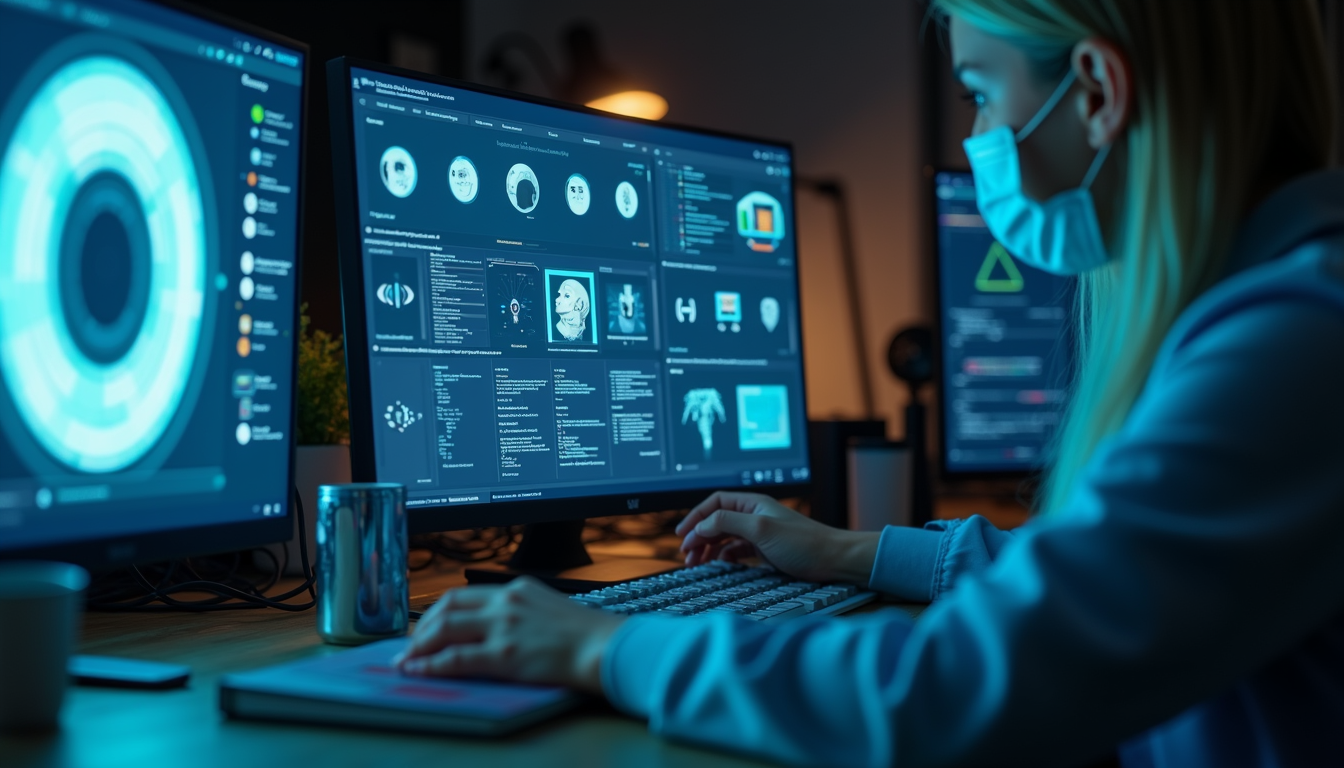 Close-up view of a digital interface showcasing AI design tools