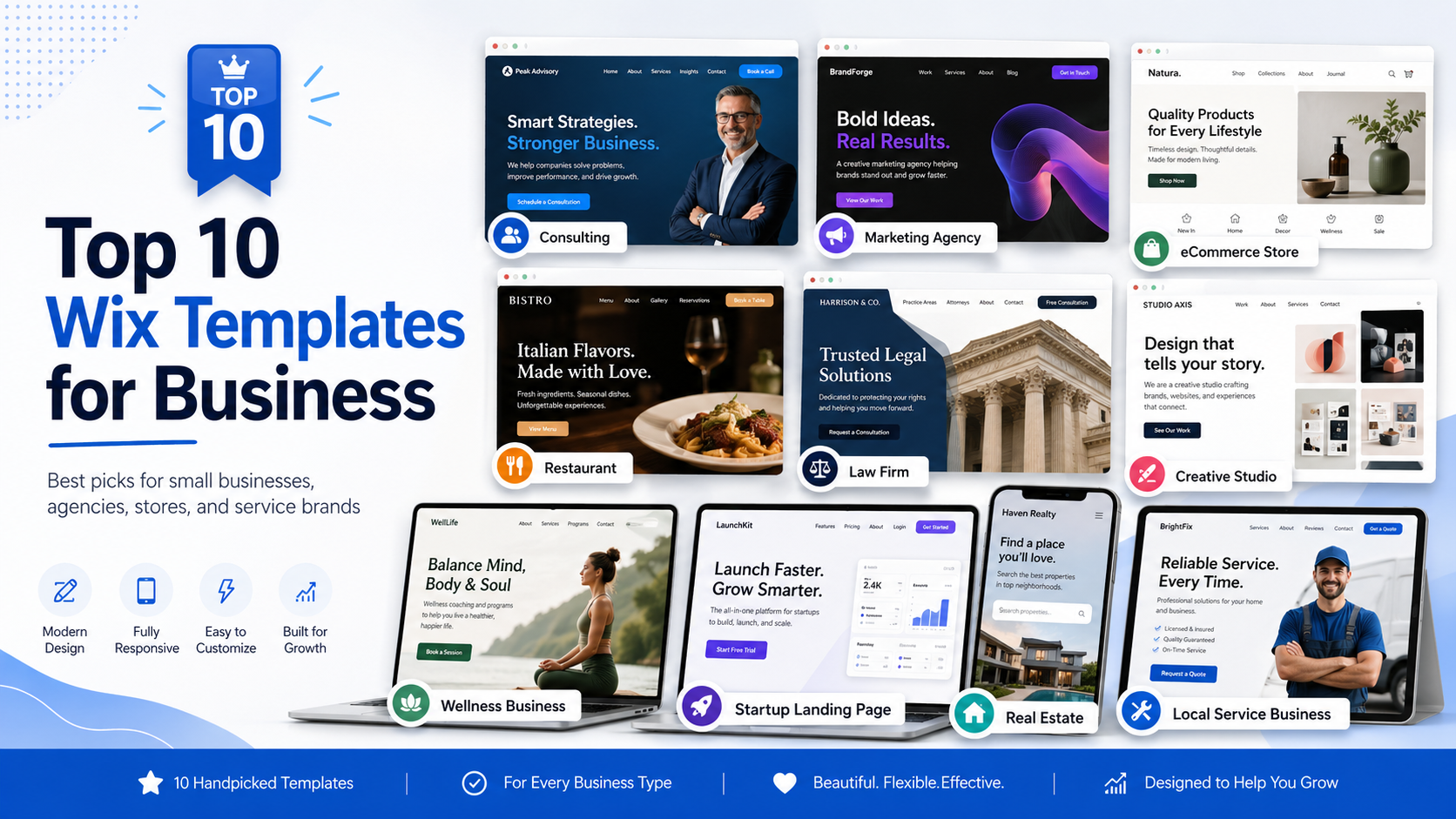 What is the best Wix template for a business website?
