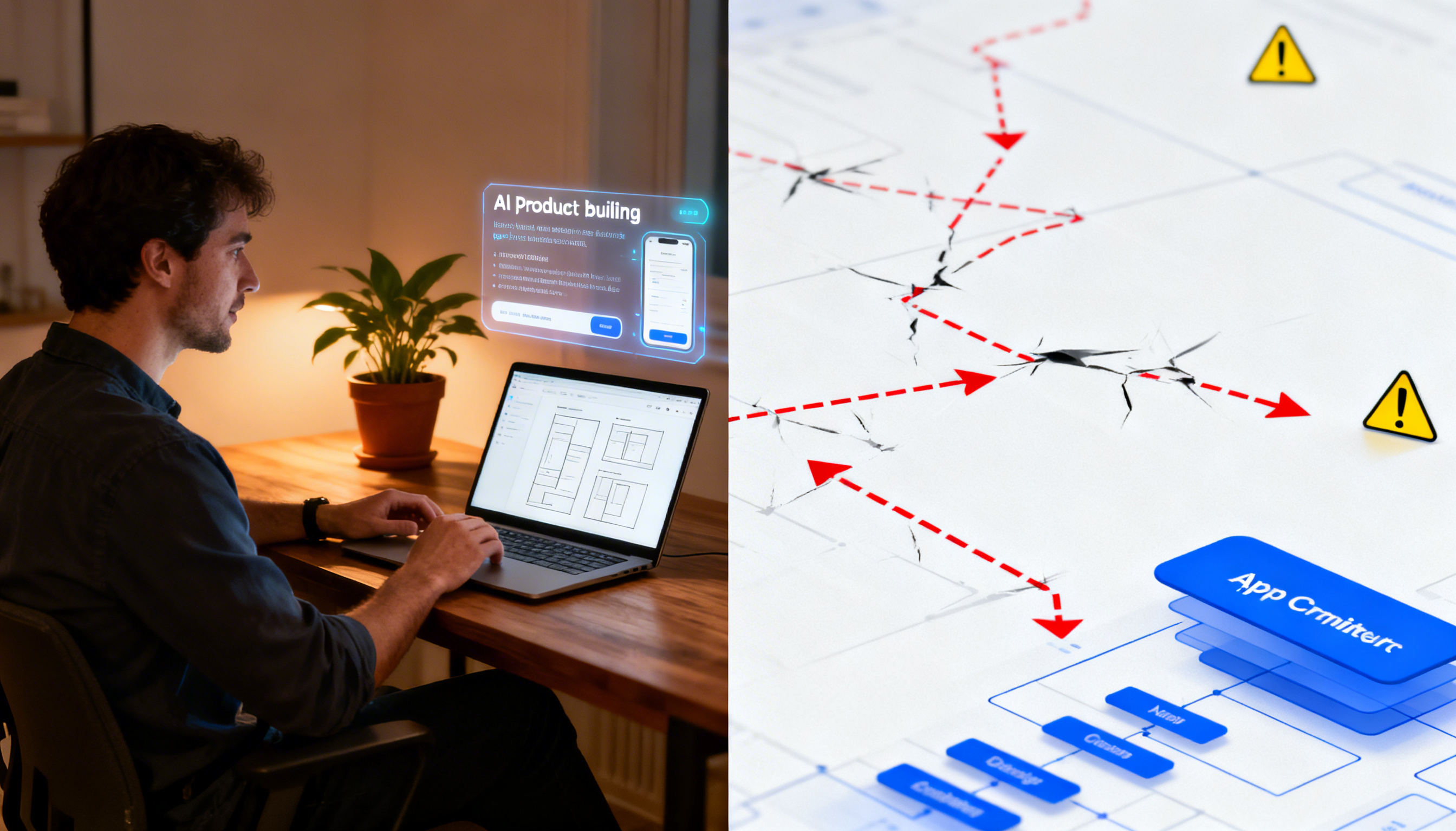 What is vibe coding? Learn where AI-led app building works, where it breaks, and when founders should move from prompting to real MVP development.