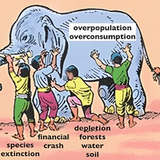 Global Crisis understood via The Parable of “The Elephant & Six blind-men"