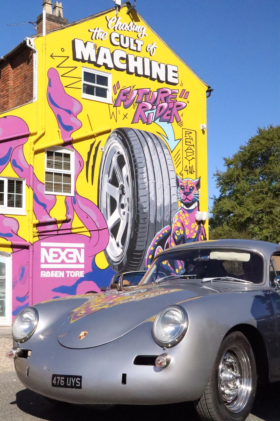 Porsche 356 at Caffeine & Machine