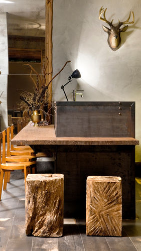 Projeto arquietônico de bar/restaurante assinado pelo escritório Anna Paula Melo Arquitetura
