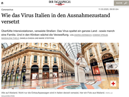 Wie das Virus Italien in den Ausnahmezustand versetzt
