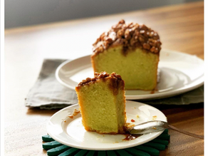 Kaya Pound Cake with Salted Gula Melaka Drizzle