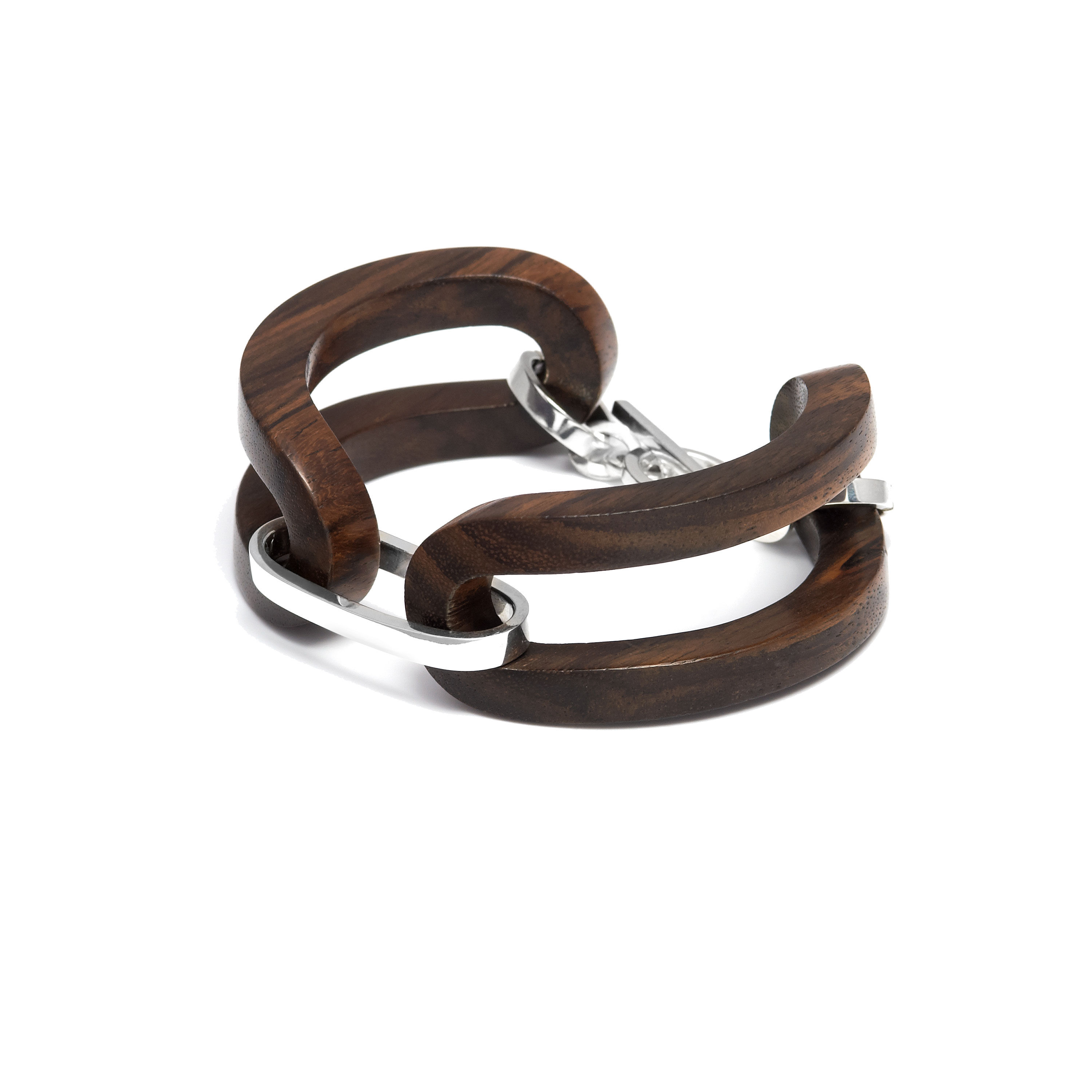 Branch Jewellery Rosewood Open Link Bracelet silver