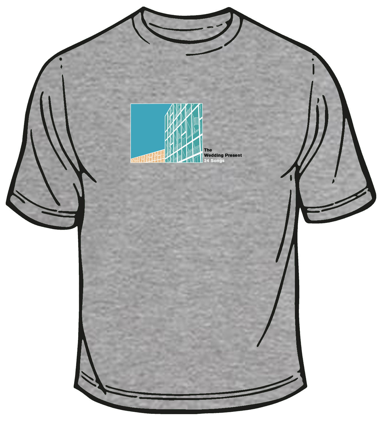 24 Songs : Grey T-Shirt