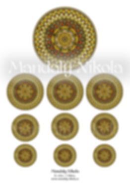 Úplňková mandala - Srpen 2022 - Vodnář