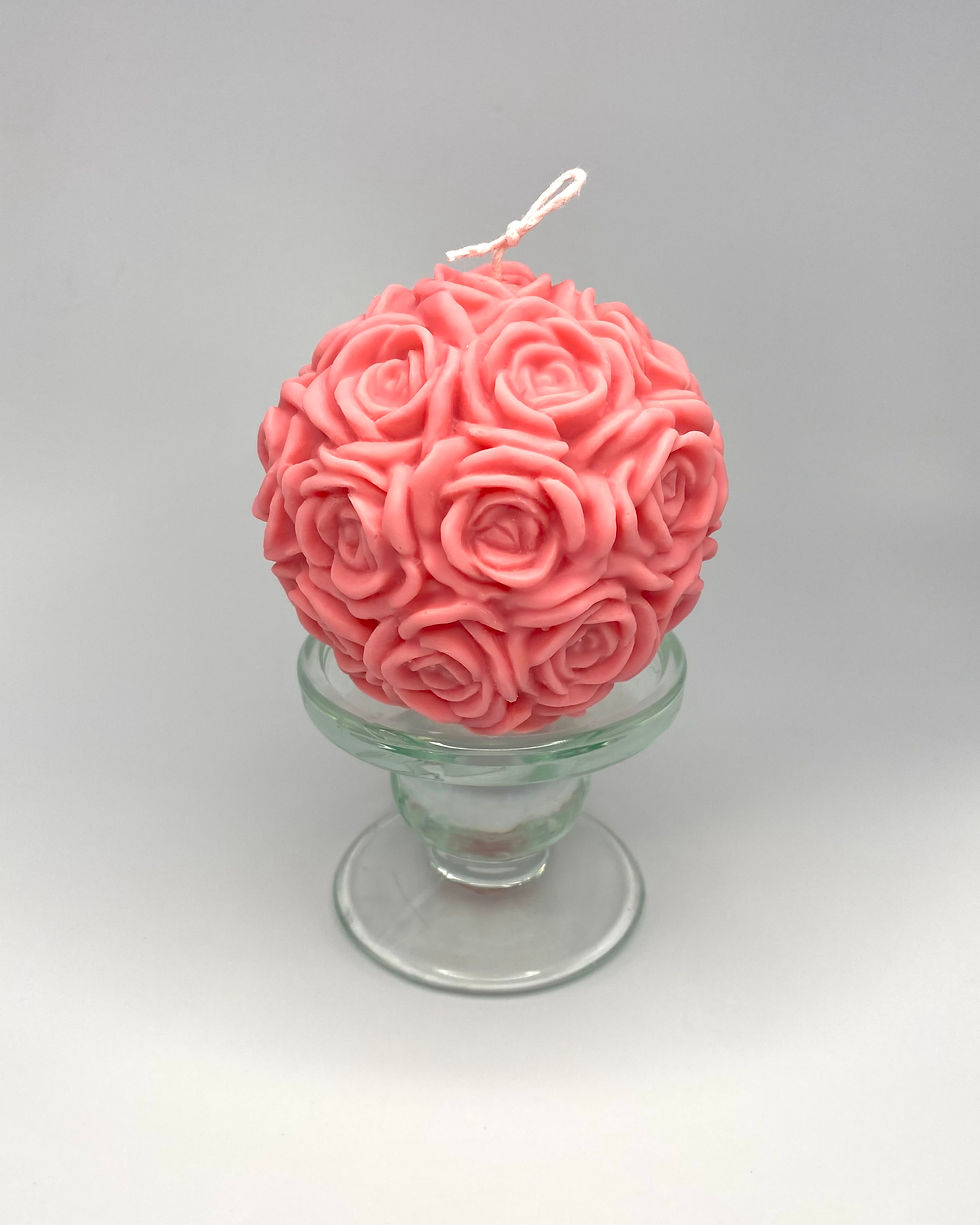 Thumbnail: Flower Globe Pillar Candle