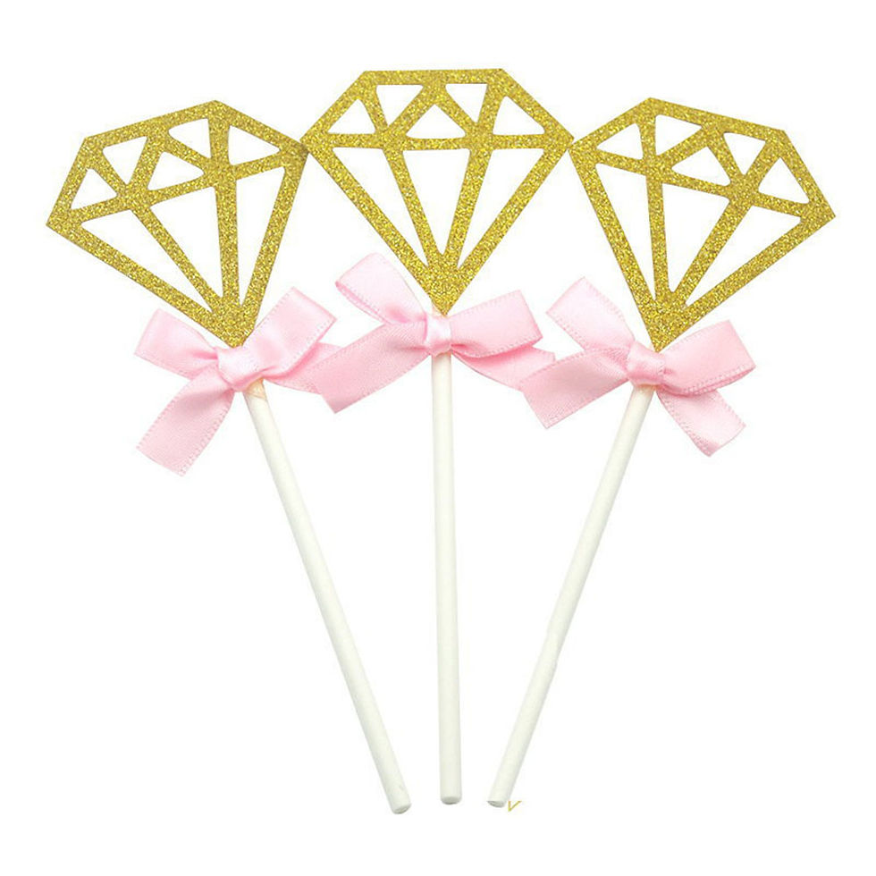 Miniaturbild: Cake Topper | Cup Cake | Diamanten