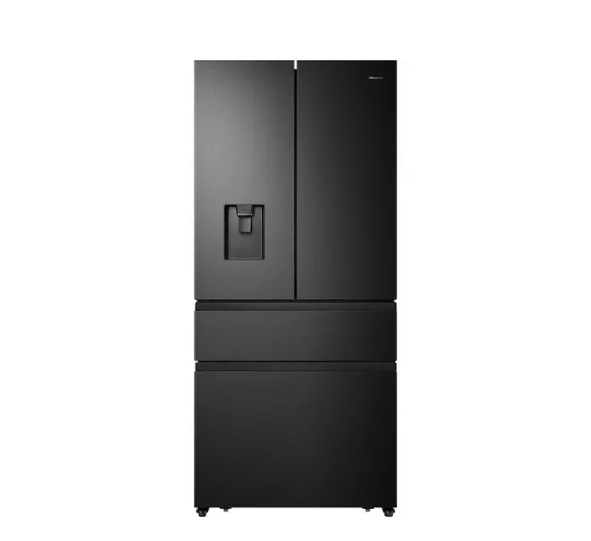 HISENSE PureFlat RF540N4WFE Fridge Freezer - Black Stainless Steel