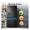 Thumbnail: HISENSE PureFlat RF540N4WFE Fridge Freezer - Black Stainless Steel