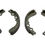 Miniatúra: ALPHA BRAKES BRAKE SHOES FOR DAIHATSU CUORE MOVE SIRION 99- HST-DA-008