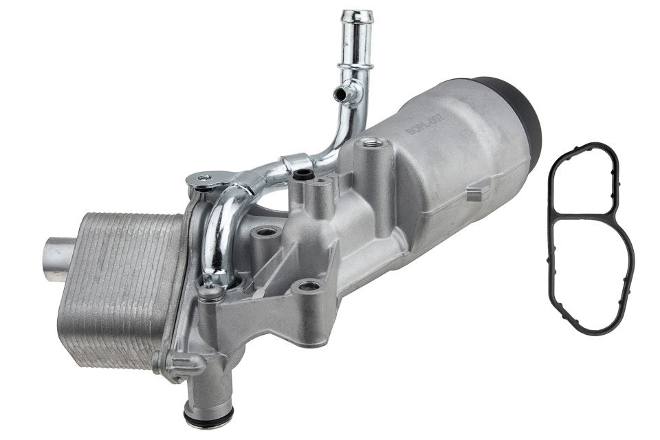 Thumbnail: NTY OIL COOLER WITH FILTER FOR OPEL ASTRA J 1.4T 09- INSIGNIA 11- CCL-PL-007