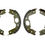 Miniatúra: ALPHA BRAKES PARKING BRAKE SHOES FOR MITSUBISHI PAJERO II 00- HST-MS-065