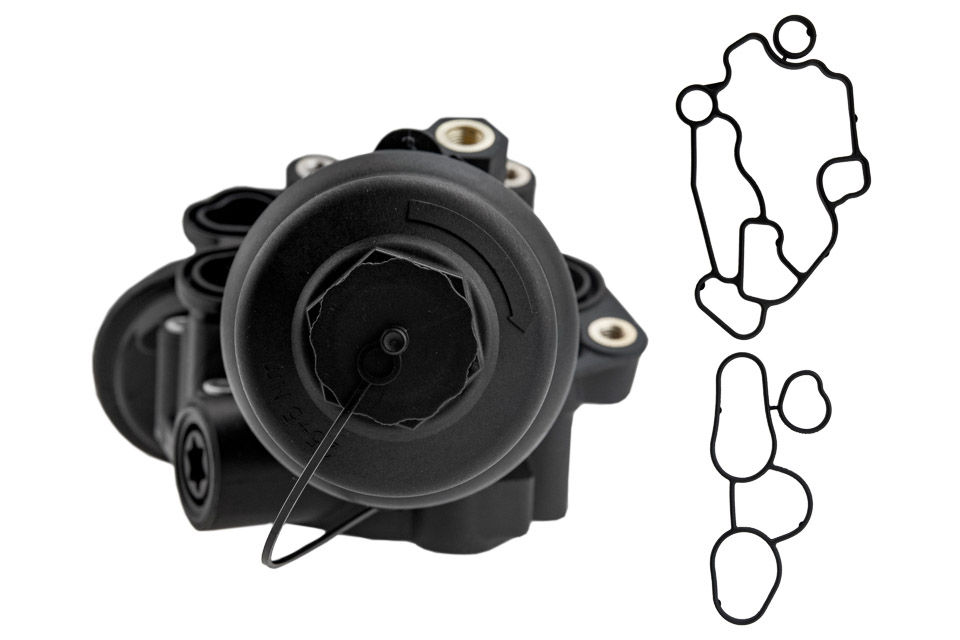 Thumbnail: NTY OIL FILTER HOUSING FOR VW PASSAT B6 05- GOLF V 04- AUDI A3 03- CCL-VW-033