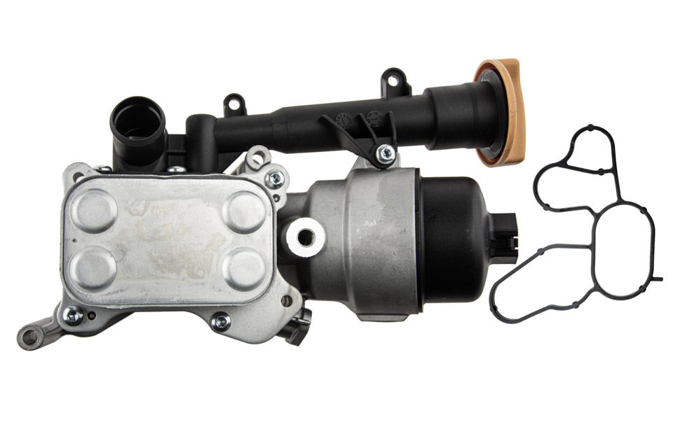 Thumbnail: NTY OIL COOLER WITH FILTER FOR OPEL ASTRA H J 06- FIAT DOBLO 05- CCL-PL-014