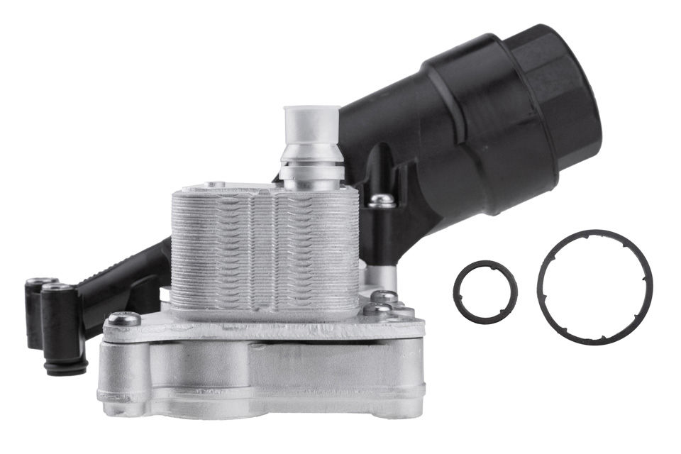 Thumbnail: NTY OIL COOLER WITH FILTER FOR MERCEDES A W176 12- B W246 11- CCL-ME-046