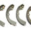 Miniatyrbilde: ALPHA BRAKES BRAKE SHOES For NISSAN NV200 10- HST-NS-065