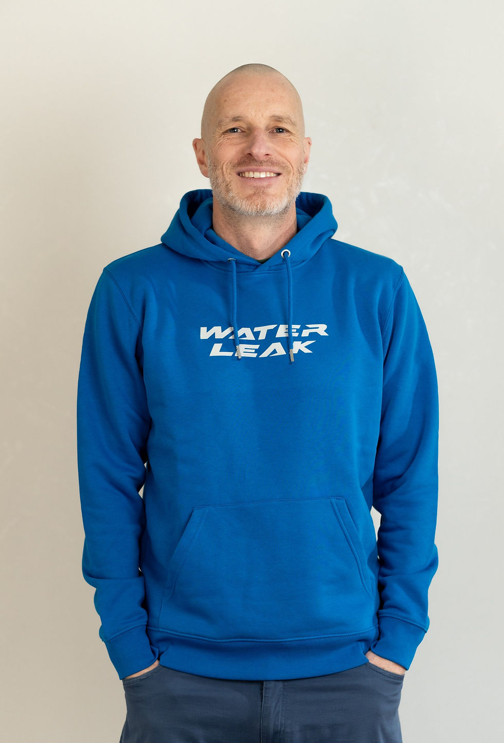 Hoodie mit Frontdruck Waterleak - Royal Blue