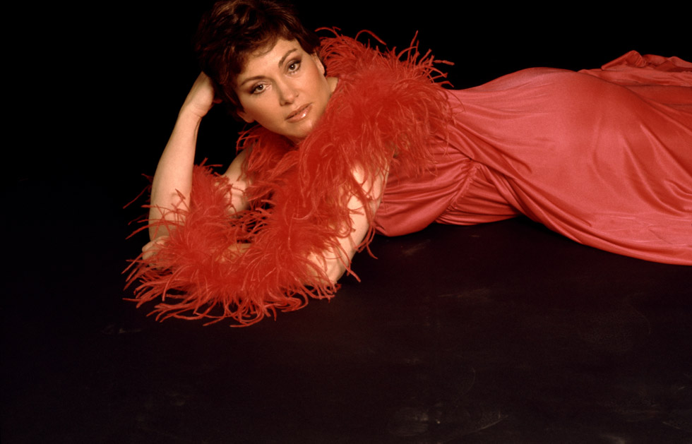 Rika Zaraï  en studio en 1976.