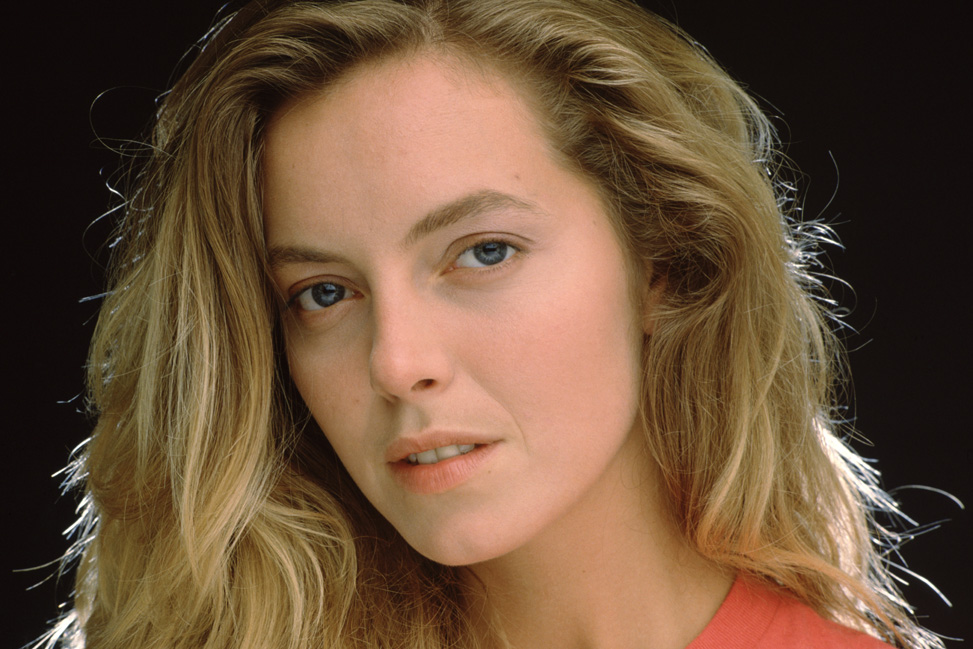 Greta Scacchi en studio le 1er août 1986.