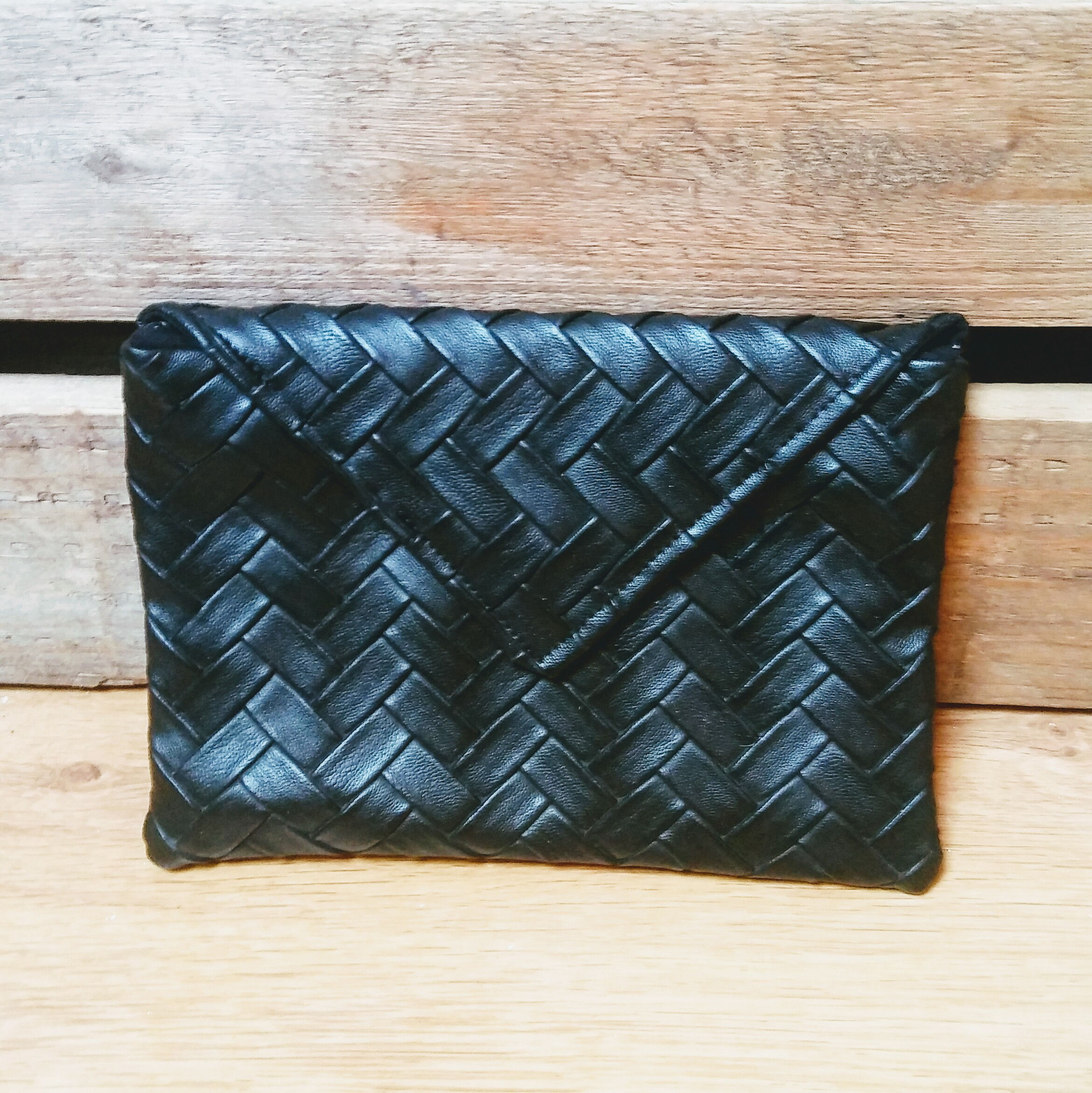 Portefeuille compagnon ethnique noir