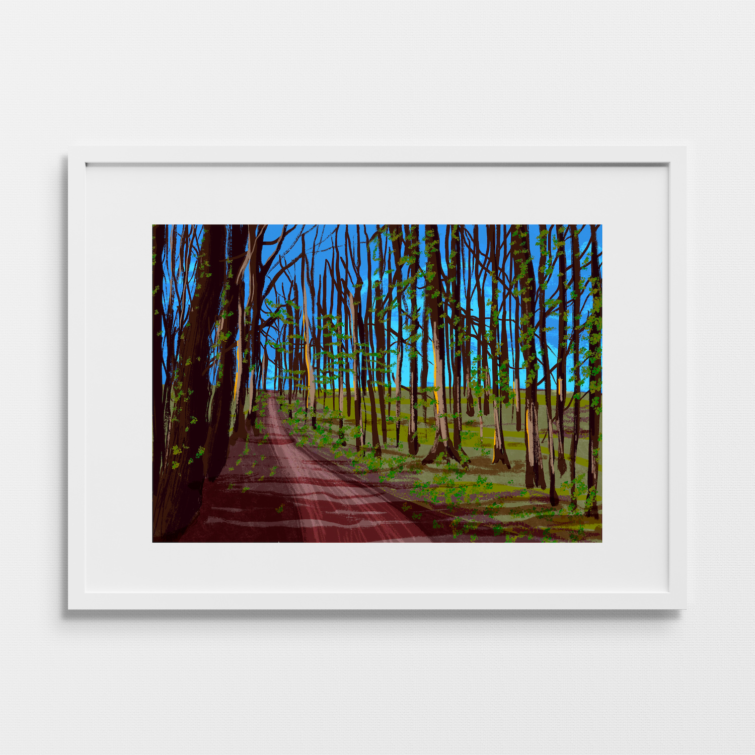 Stanmer Woods, Art Print