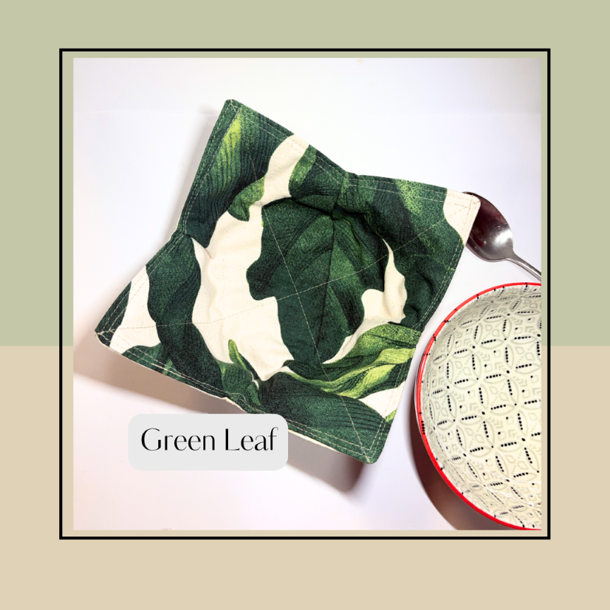 Thumbnail: Microwave Bowl Holder | Microwave Bowl Cozy. Quilted & Padded