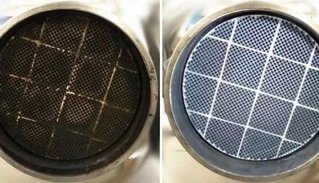 Vergleichsbild von OXYHTECH Dieselpartikelfilter Cleaner