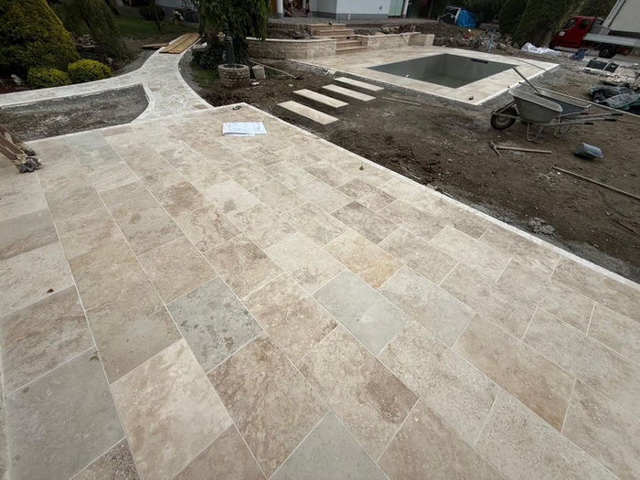 Pflasterarbeiten der BauBros GmbH