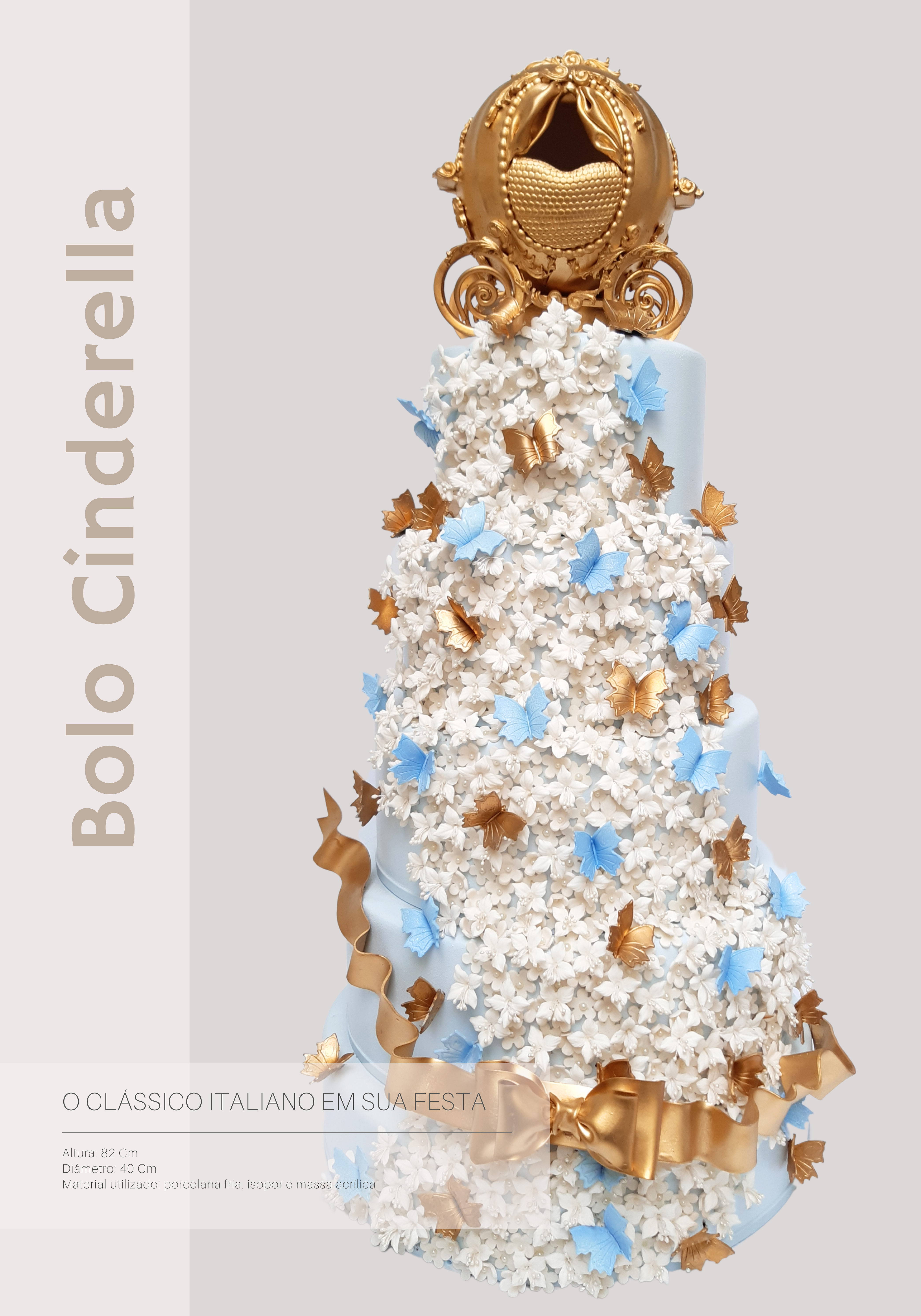 LOCAÇÃO BOLO CINDERELLA