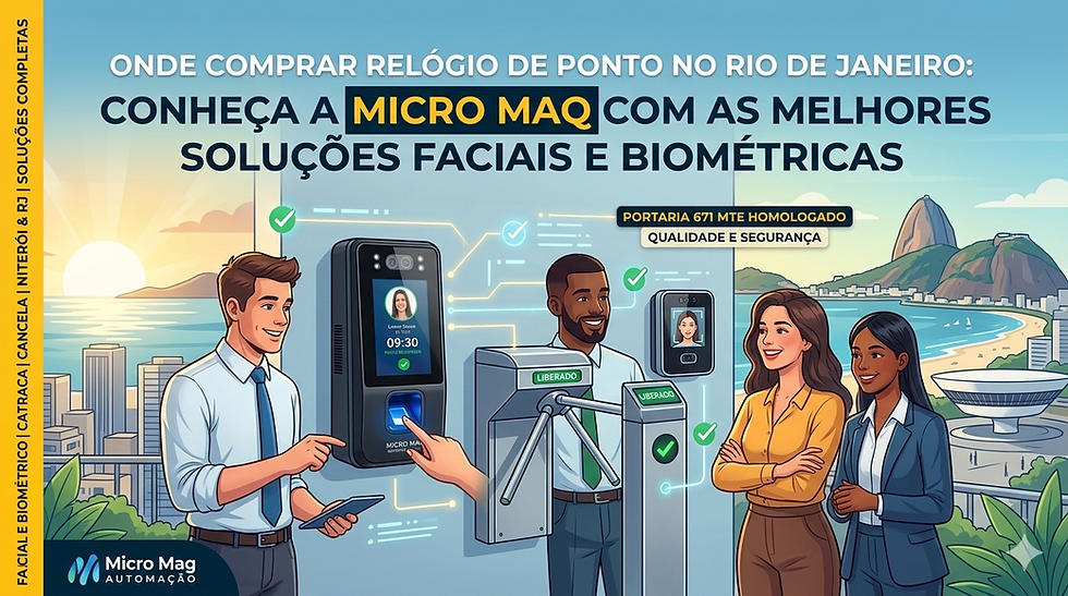 melhor empresa de relogio de ponto rj