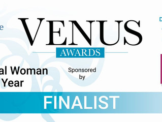 Venus Award Finalist - what it means to me