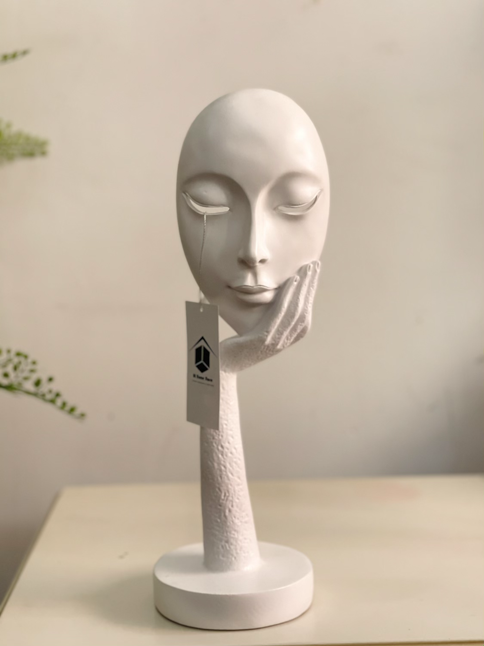 Thumbnail: Decorative face mask sculpture , shelf accessories , home decors