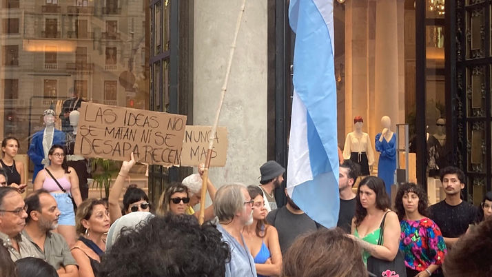Protestan en Argentina tras atentado contra Cristina Fernández