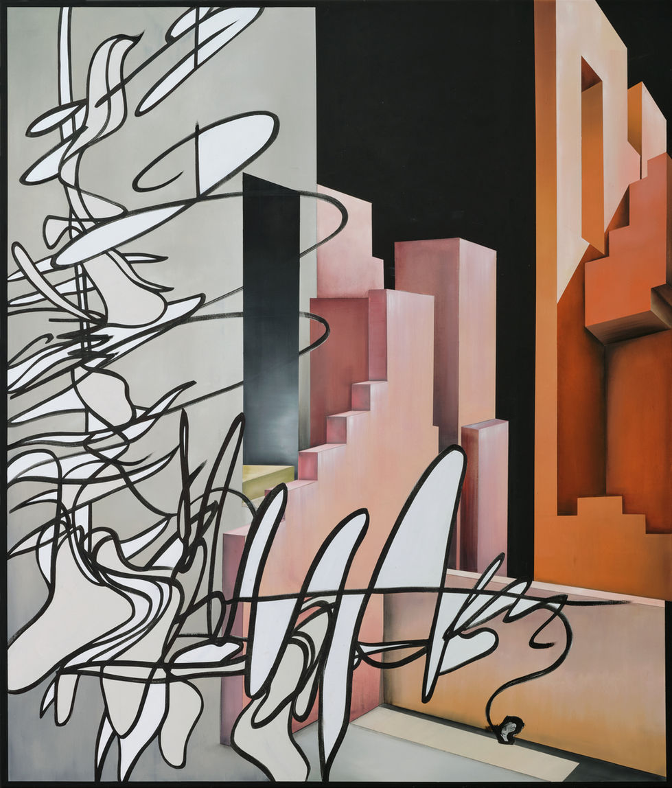 ESCAPE, 2020
oil and acrylic on canvas
200 x 170 cm