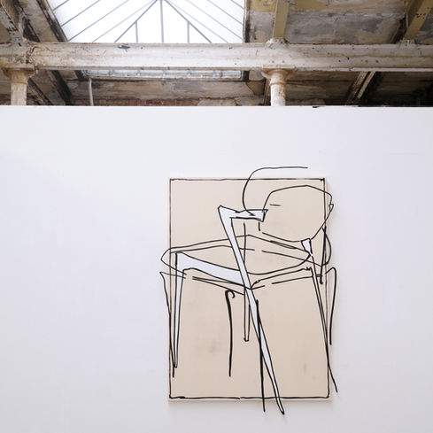 CR8 (FaEr), 2022
oil on raw canvas and wood
203 x 144 cm