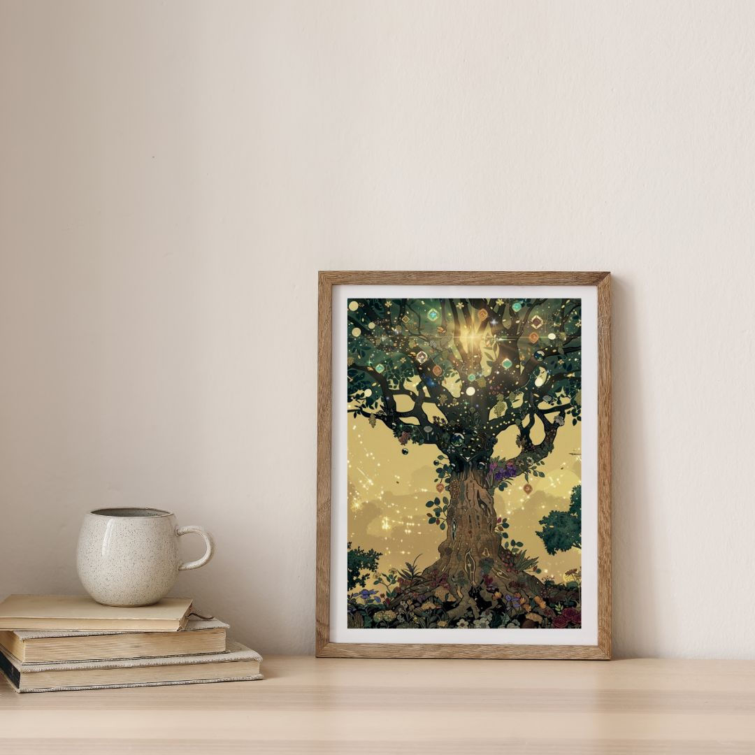 Carte XXL à encadrer "La richesse"