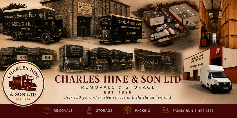 Charles Hine and Son Ltd vans over the years