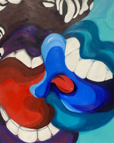 THE KISS
24" x 18"
2024